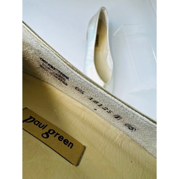 Paul Green beige Gold Ballerina Classic pointed toe Ballet flats UK6.5 / US  9 - Picture 5 of 12